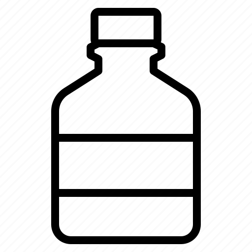 Bottle, mineral, glass, beverage, drink icon - Download on Iconfinder