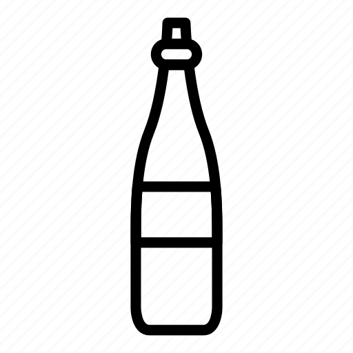 Bottle, sampagne, beverage, drink icon - Download on Iconfinder
