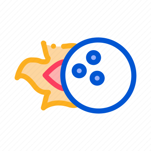 Art, ball, burning, concept, linear icon - Download on Iconfinder