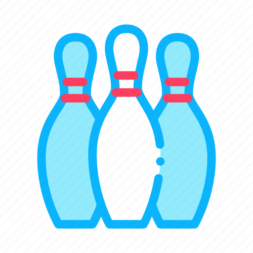 Ball, bowling, de, game, linear, pin, sport icon - Download on Iconfinder