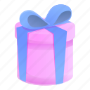 pink, gift, box