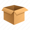 open, parcel, box 