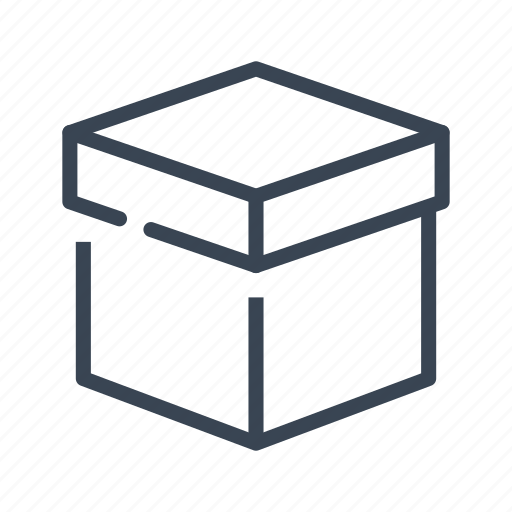 Box, package, cardboard, cube, logistics icon - Download on Iconfinder