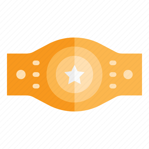 Champion, belt, boxing, trophy, award, sports, winner icon - Download on Iconfinder