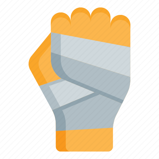 Hand, bandage, boxing, fist, glove, protective, sport icon - Download on Iconfinder
