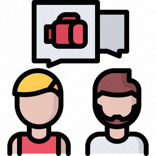 Boxer, boxing, dialogue, fighting, sport, talk, trainer icon - Download on Iconfinder