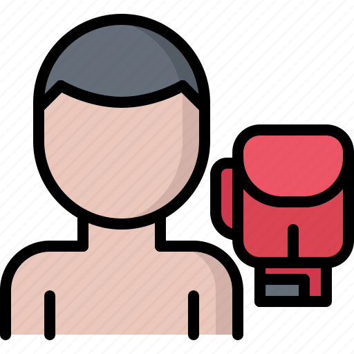 Boxer, boxing, equipment, fighting, gloves, man, sport icon - Download on Iconfinder
