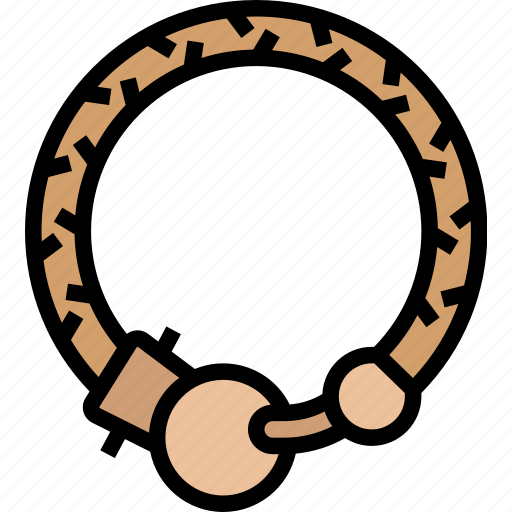 Omega, bracelet, braided, nylon, casual icon - Download on Iconfinder