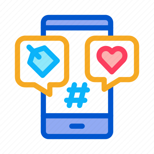 Heart, label, phone, web icon - Download on Iconfinder