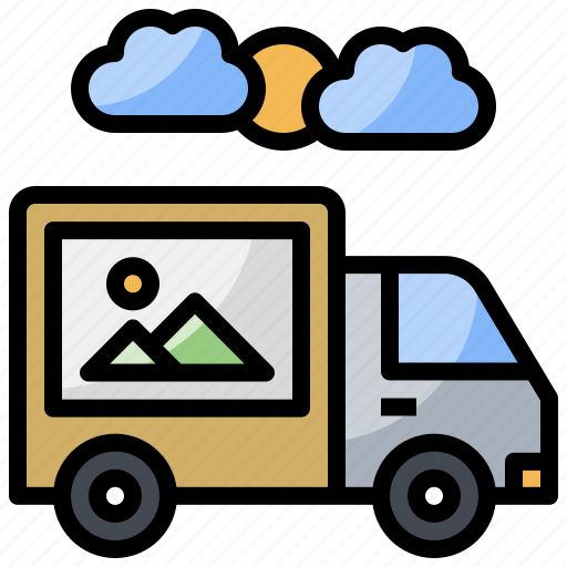 Art, brand, brands, design, logotypes, truck, trucking icon - Download on Iconfinder
