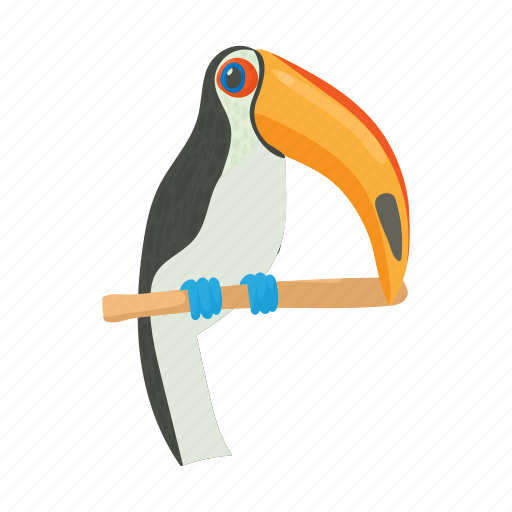 Animal, bird, cartoon, exotic, nature, toucan, tropical icon - Download on Iconfinder
