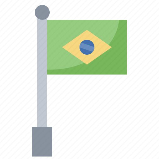 Brazil, country, flag, flags, nation, world icon - Download on Iconfinder