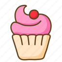 cupcake, muffin, bread, cake, food, restaurant, bakery, dessert, sweet