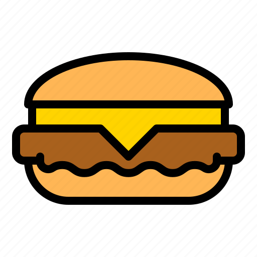 Cheese, fast food, hamburger, junk food, meat icon - Download on Iconfinder