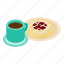 isometric, object, sign, traditionalbreakfast 