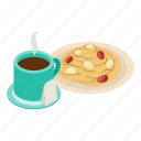 healthybreakfast, isometric, object, sign
