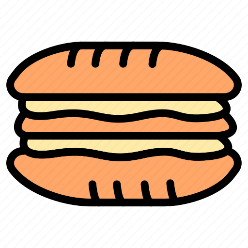 Breakfast, bun, bread, sandwich, bakery, morning, meal icon - Download on Iconfinder