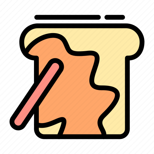 Breakfast, jam, toast, butter, bread, bakery, bun icon - Download on Iconfinder