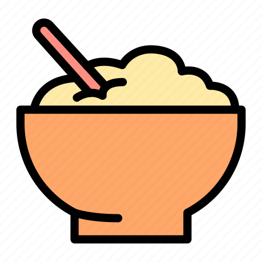 Breakfast, rice, bowl, chopsticks, food, eat, cook icon - Download on Iconfinder