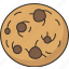 cookies, dessert, chocolate, chip, baked 