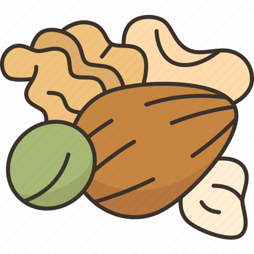 Nuts, snack, healthy, almonds, cashews icon - Download on Iconfinder