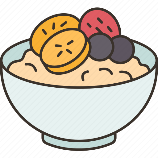 Oat, meal, healthy, breakfast, porridge icon - Download on Iconfinder