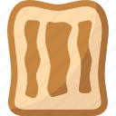 toasted, bread, brown, crispy, slice