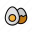 eggs, breakfast, cooking, chicken, farm 
