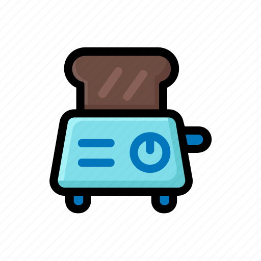 Toaster, food, kitchen, electric, bread icon - Download on Iconfinder