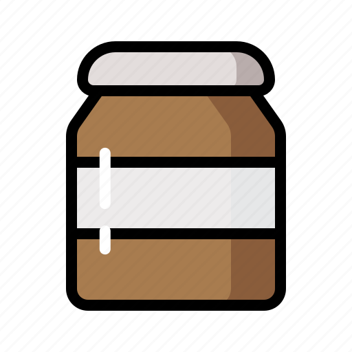 Bread, breakfast, chocolate, cook, eat, jam icon - Download on Iconfinder