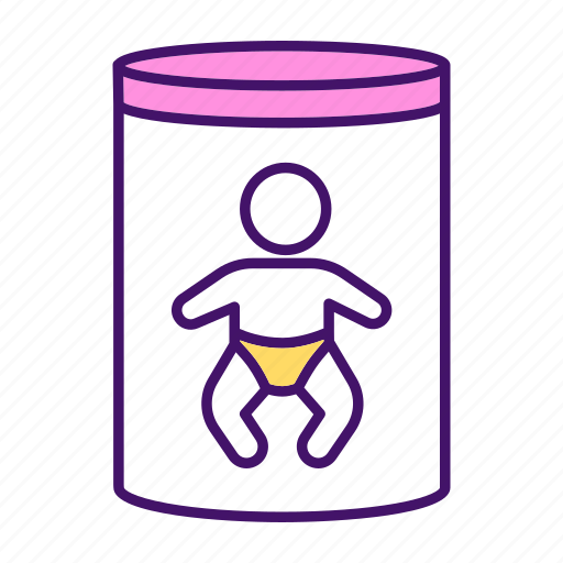 Breast milk, supplement, nutrition, childhood icon - Download on Iconfinder