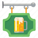 beer, brewery, sign