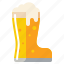 beer, boot, glass 