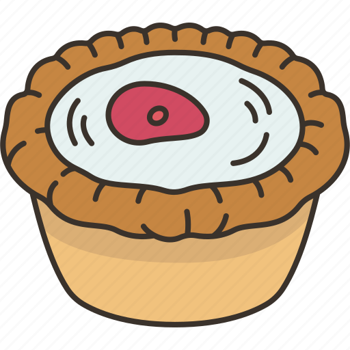 Tart, bakewell, pastry, dessert, british icon - Download on Iconfinder