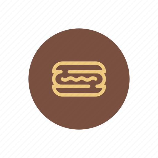 Fast food, hot dog, hotdog, lunch, mustard, sauce, sausage icon - Download on Iconfinder