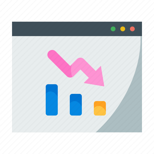 Loss, down, seo and web, finance icon - Download on Iconfinder