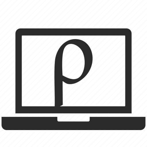 Alphabet, greek, letter, rho icon - Download on Iconfinder