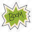 boom, bubble, chat, sticker, chating, text 