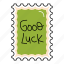good, luck, bubble, chat, sticker, chating, text 