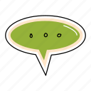 nump, bubble, chat, sticker, chating, text