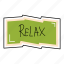 relax, bubble, chat, sticker, chating, text 