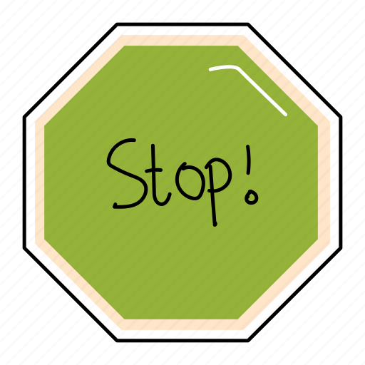 Stop, bubble, chat, sticker, chating, text icon - Download on Iconfinder