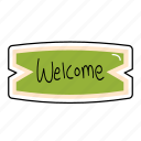 welcome, bubble, chat, sticker, chating, text