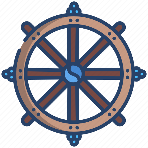 Dharma, wheel icon - Download on Iconfinder on Iconfinder