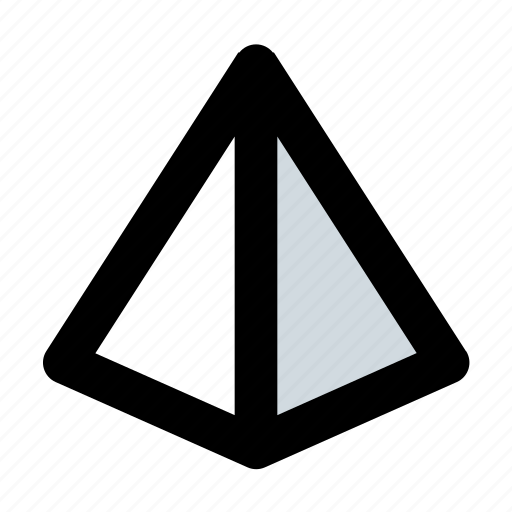 Pyramid, three dimension icon - Download on Iconfinder
