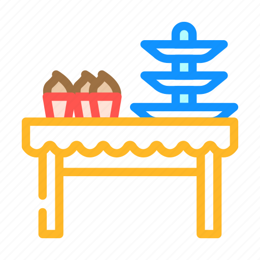 Dessert, table, buffet, food icon - Download on Iconfinder