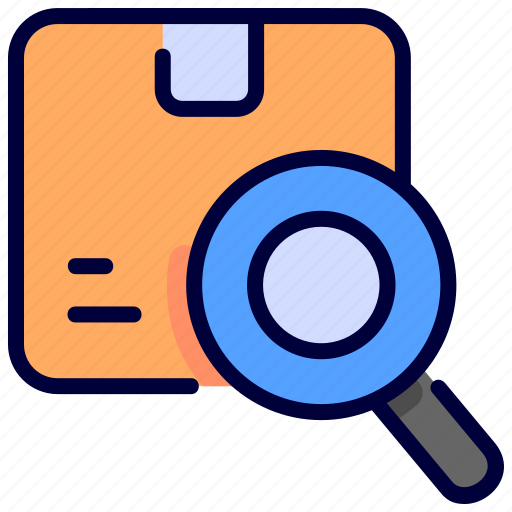 Box, find, magnifier, package, track, zood icon - Download on Iconfinder