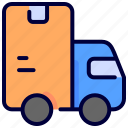 box, car, cargo, delivery, shipping, truck, van