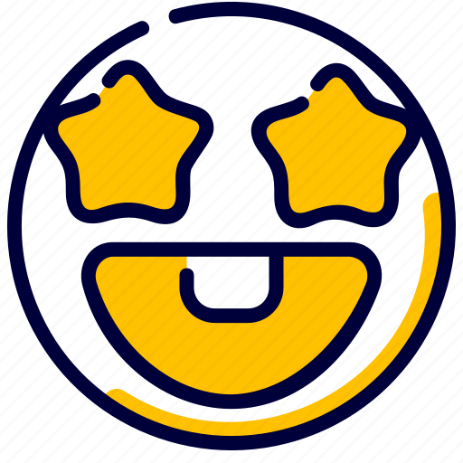 Emoji, emoticon, famous, feelings, smileys, star icon - Download on Iconfinder