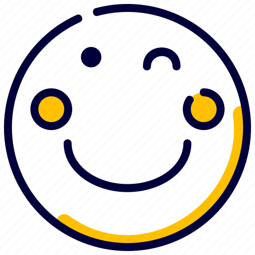 Emoji, emoticon, feelings, smiley, wink icon - Download on Iconfinder